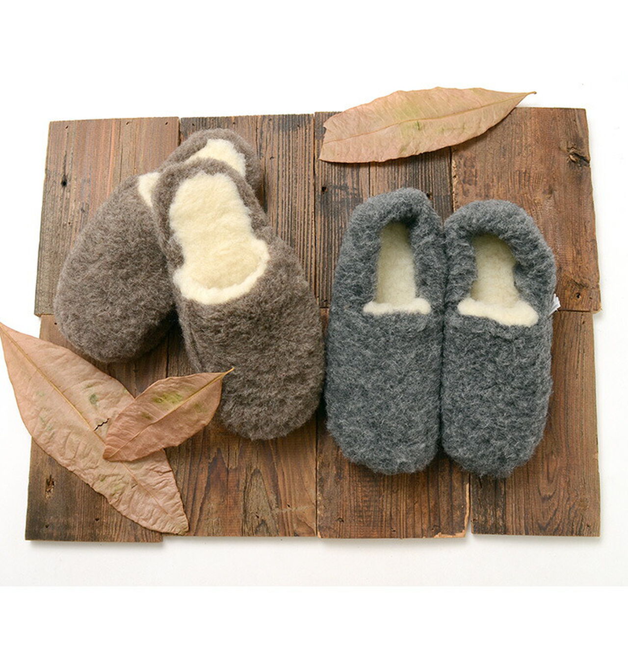Boa Wool Shorty Slippers,, large image number 10