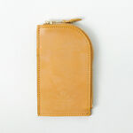 ZIPPED KEY CASE WITH POCKET,Gold, swatch