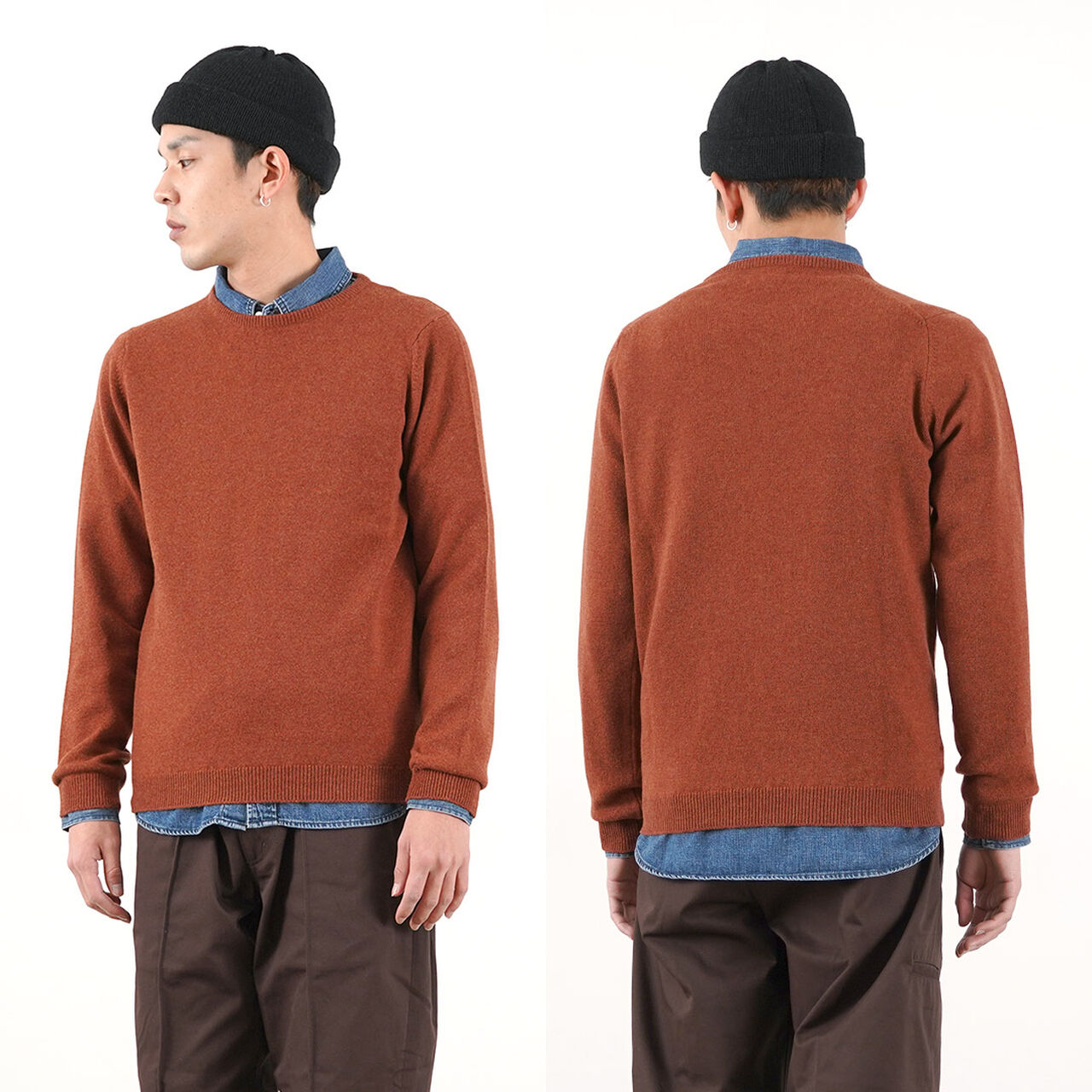 Lambswool crew neck knit,, large image number 9