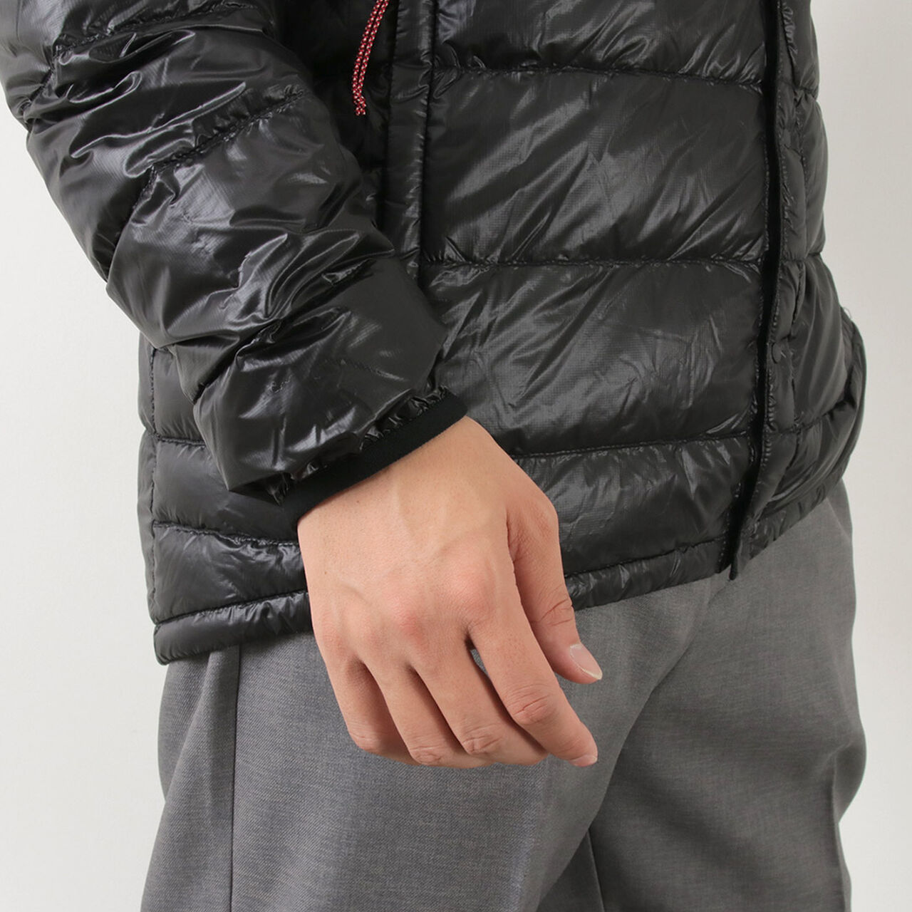 Inner Down Cardigan Detachable Sleeve,, large image number 13