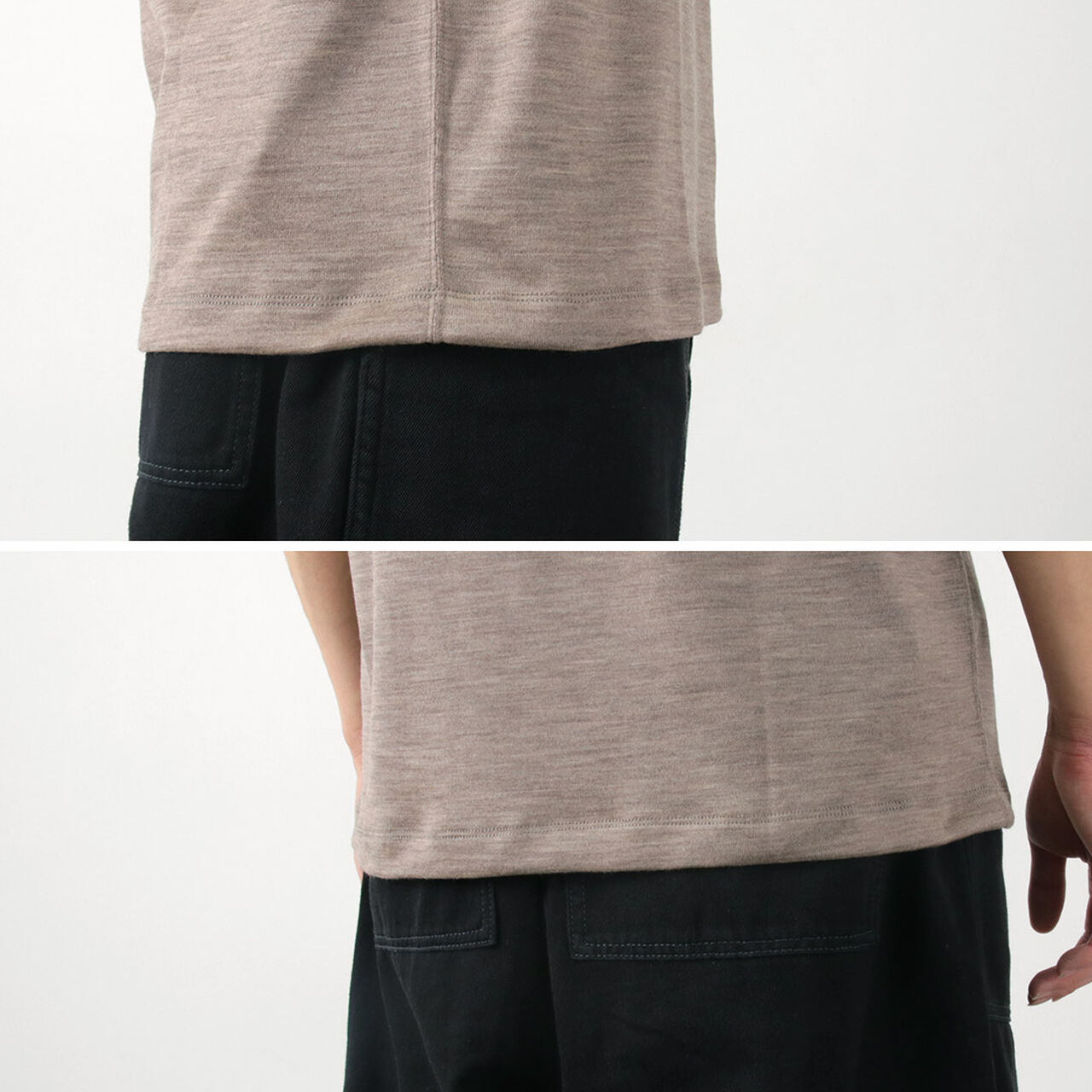 Short Sleeve Merino Wool Pocket T-Shirt,, large image number 11