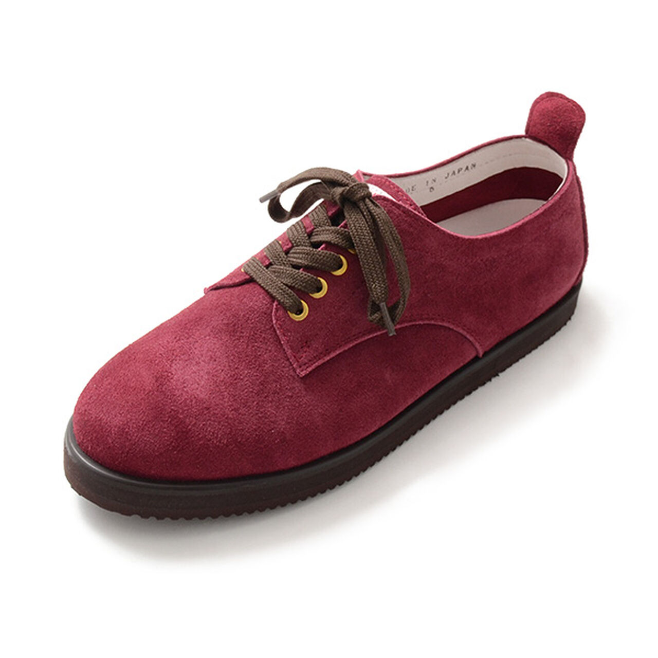 Riesel / Suede Leather Shoes,Burgundy, large image number 0