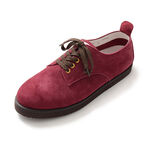 Riesel / Suede Leather Shoes,Burgundy, swatch