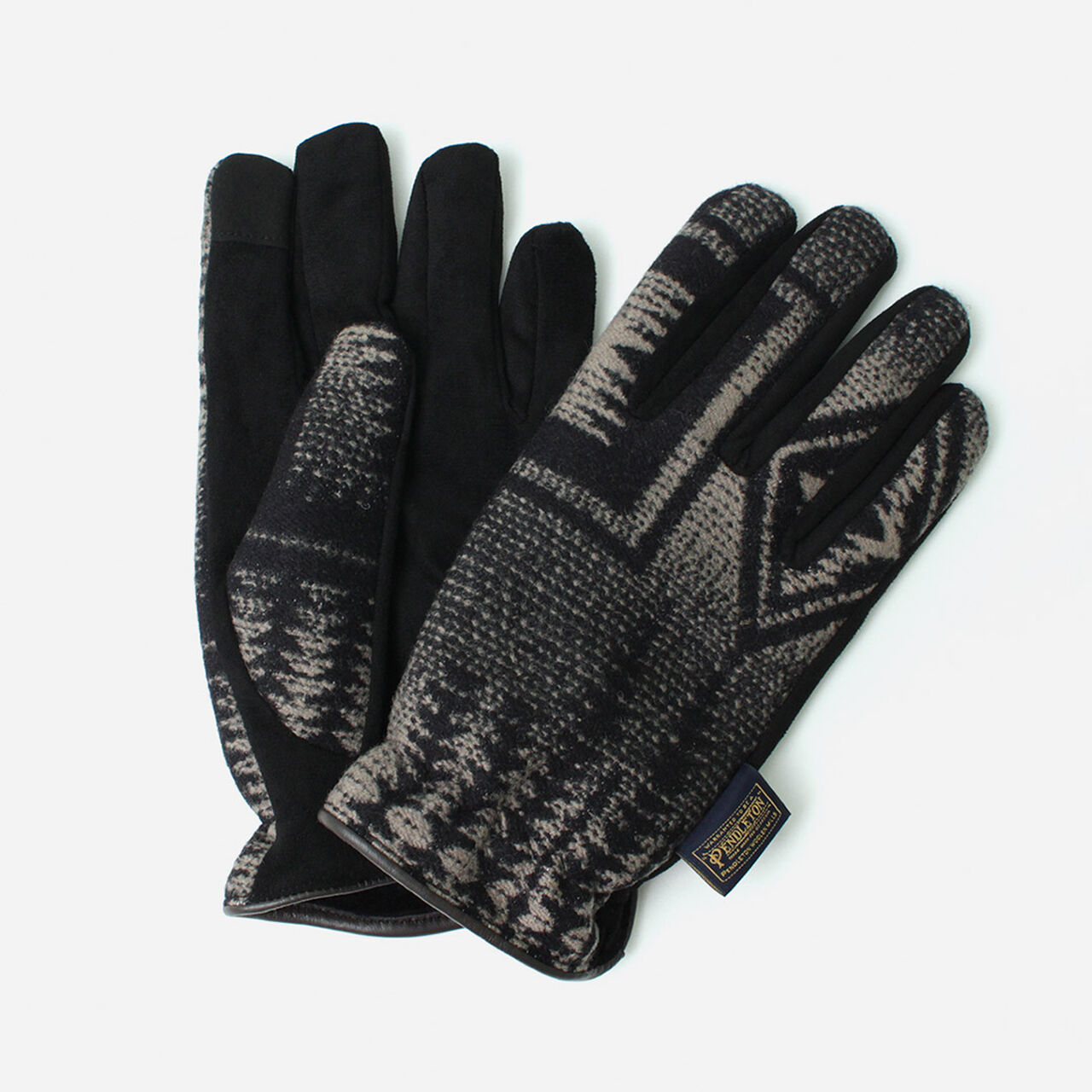 Wool gloves,Black, large image number 0