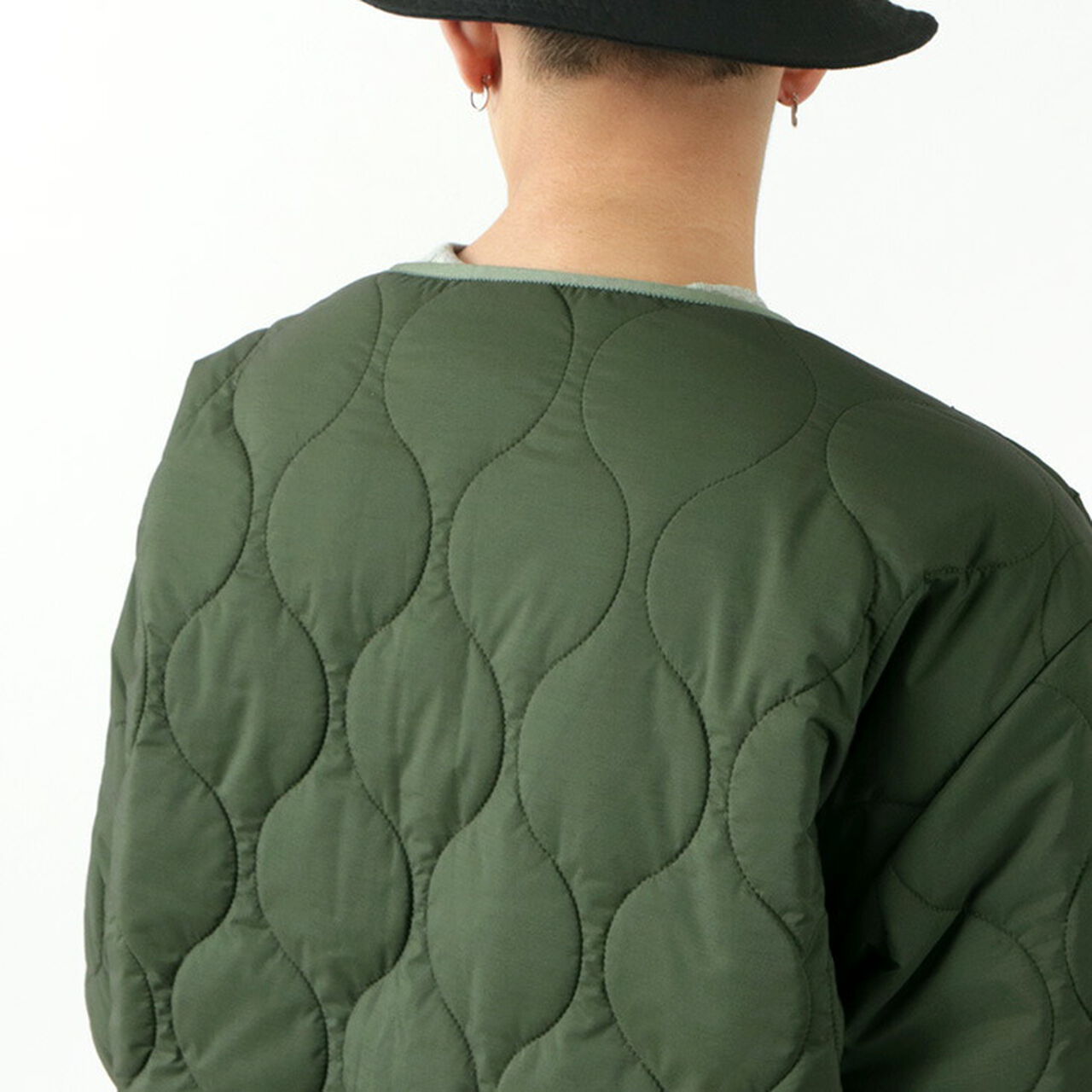 Military Quilted Feel Good Shell Tee Jacket,, large image number 6