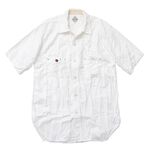 F3269 H/S oxford work shirt,White, swatch