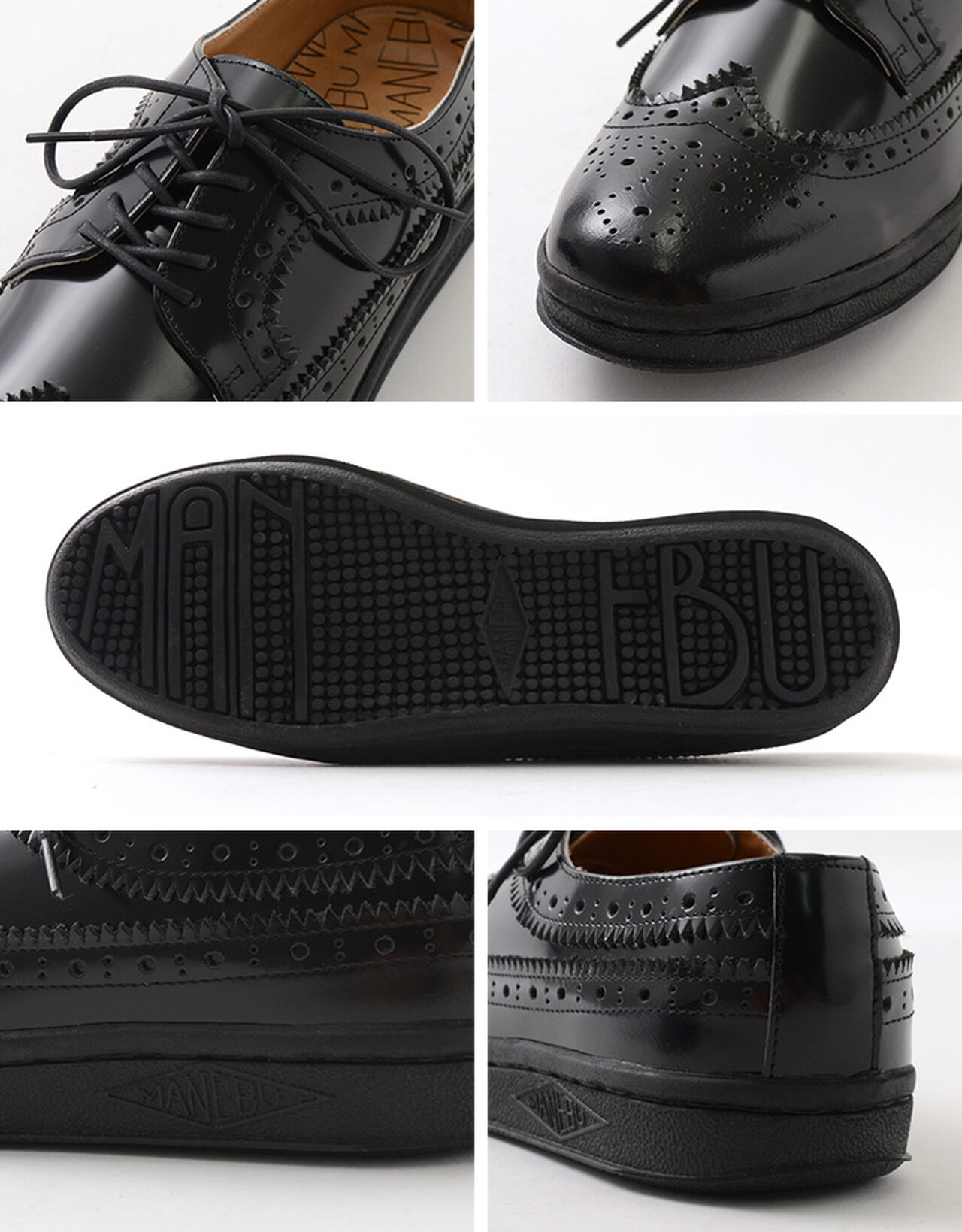 MNB-003 leather trainers,, large image number 8