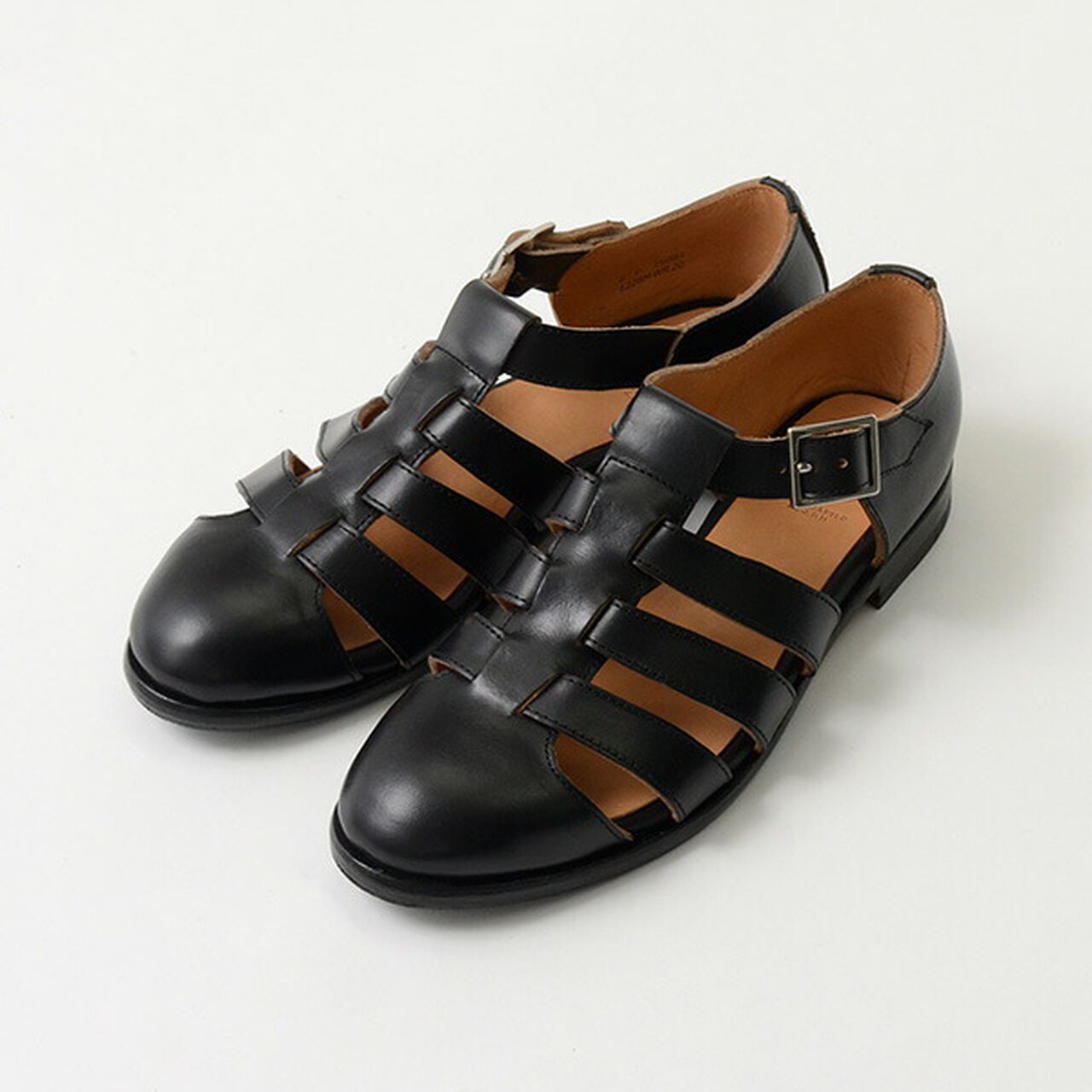 Gurkha sandal - Horween chrome-excel,Black, large image number 0