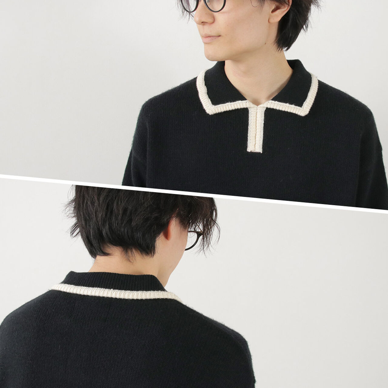 Line Polo Knit,, large image number 8