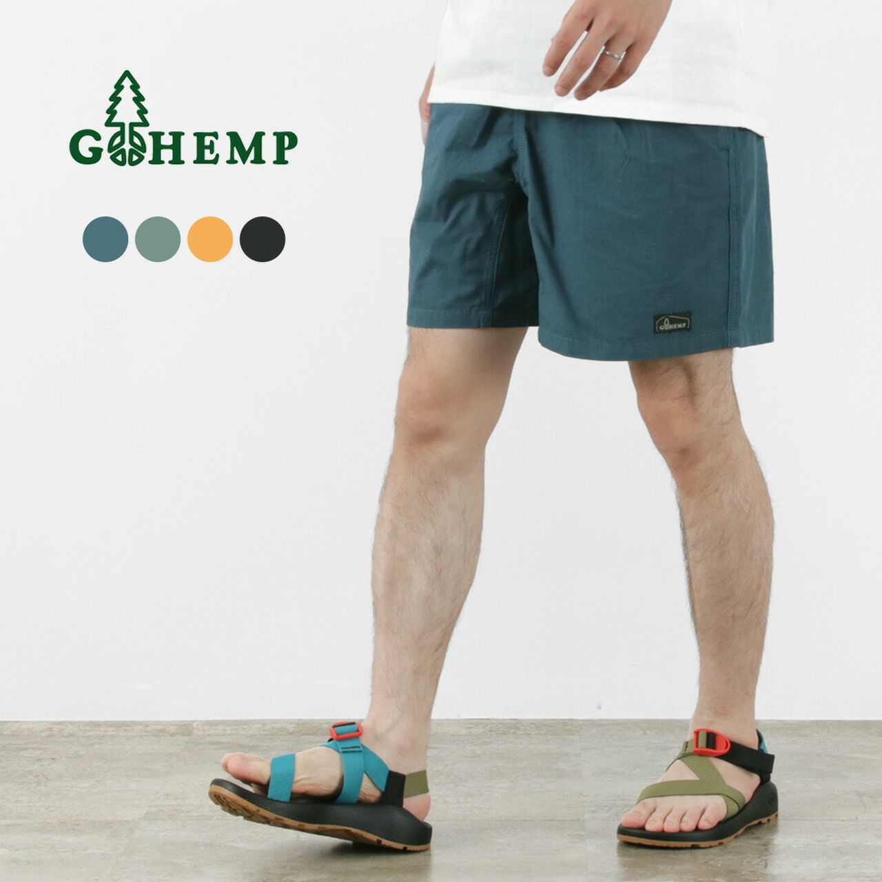 Hemp Jam Shorts Hemp cotton/recycled polyester weather cloth,, large image number 1