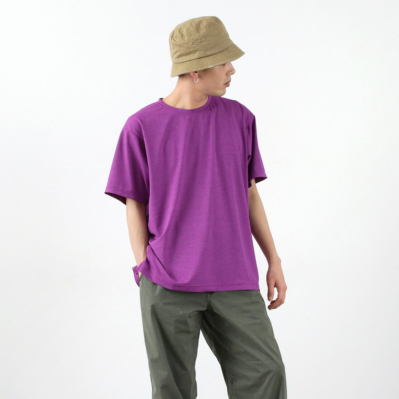 Carat short sleeve T-shirt,Purple, large image number 0