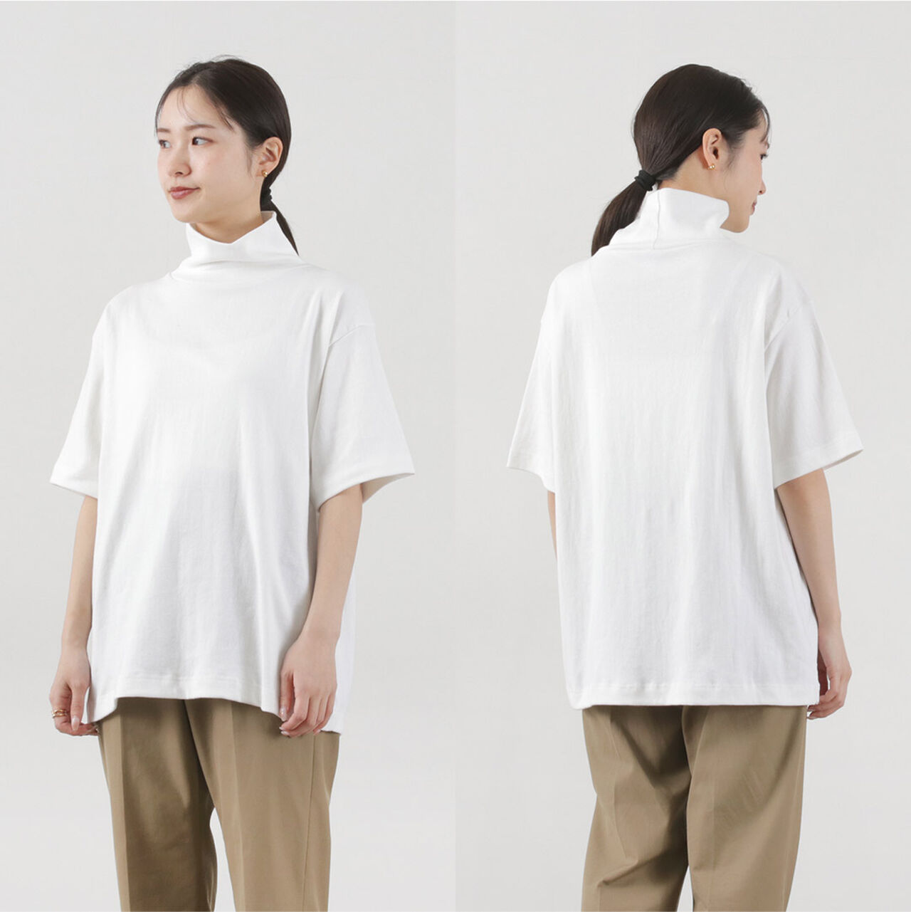 Squalo turtleneck relaxed fit t-shirt,, large image number 12