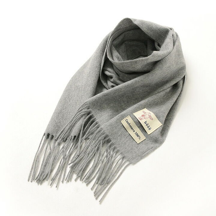 Solid cashmere scarf