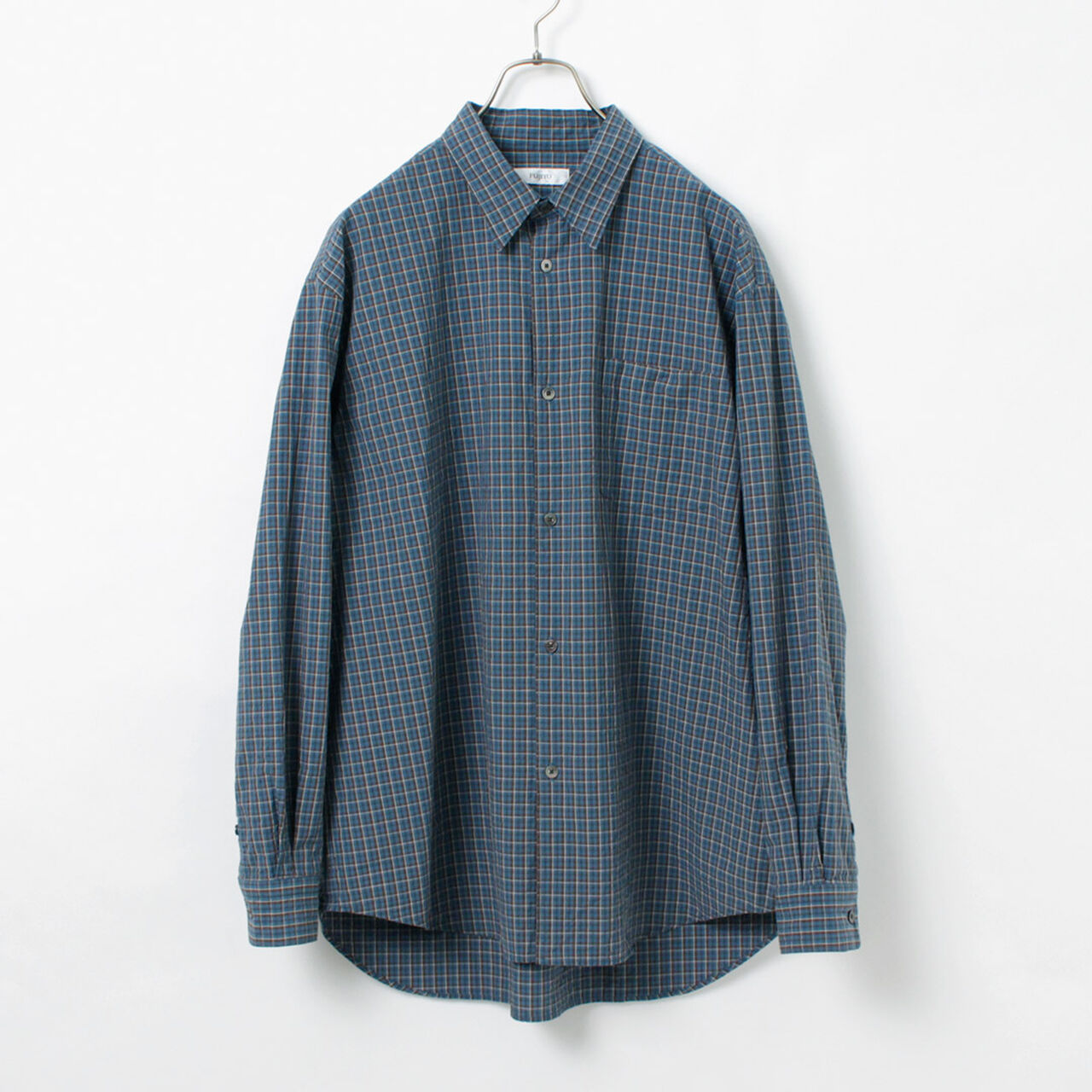 Big Size Shirt Small Check,, large image number 0