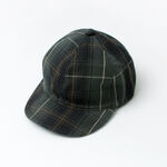 Heavy Flannel Check Cap,Charcoal, swatch