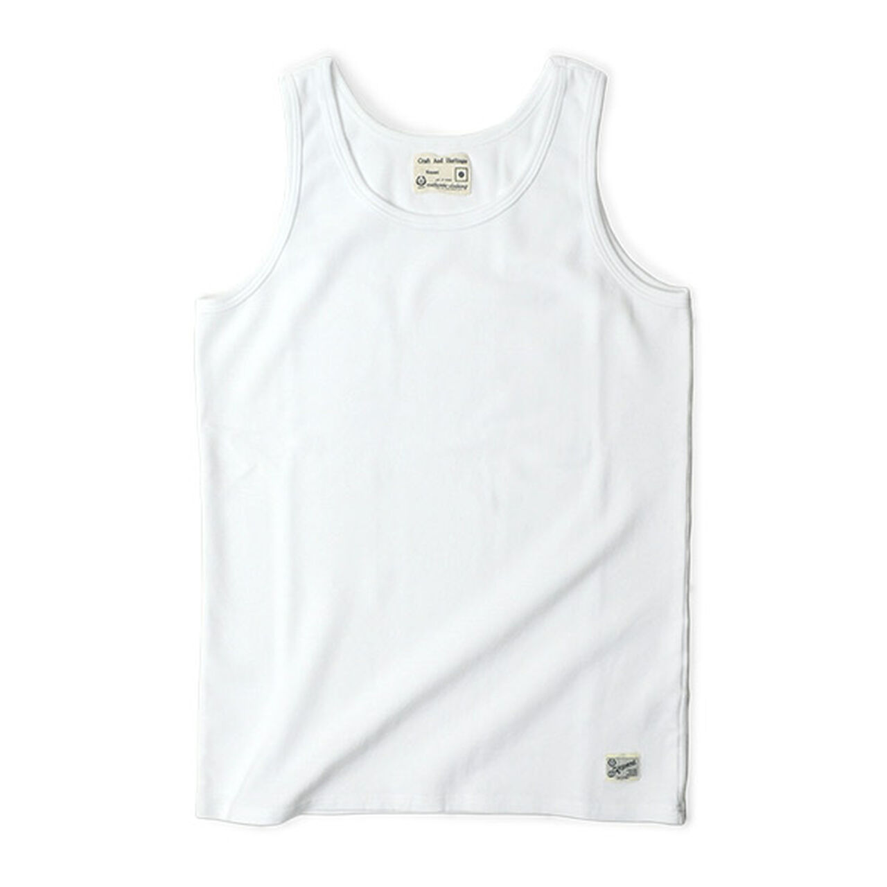 Raffy stretch milling tank top,White, large image number 0