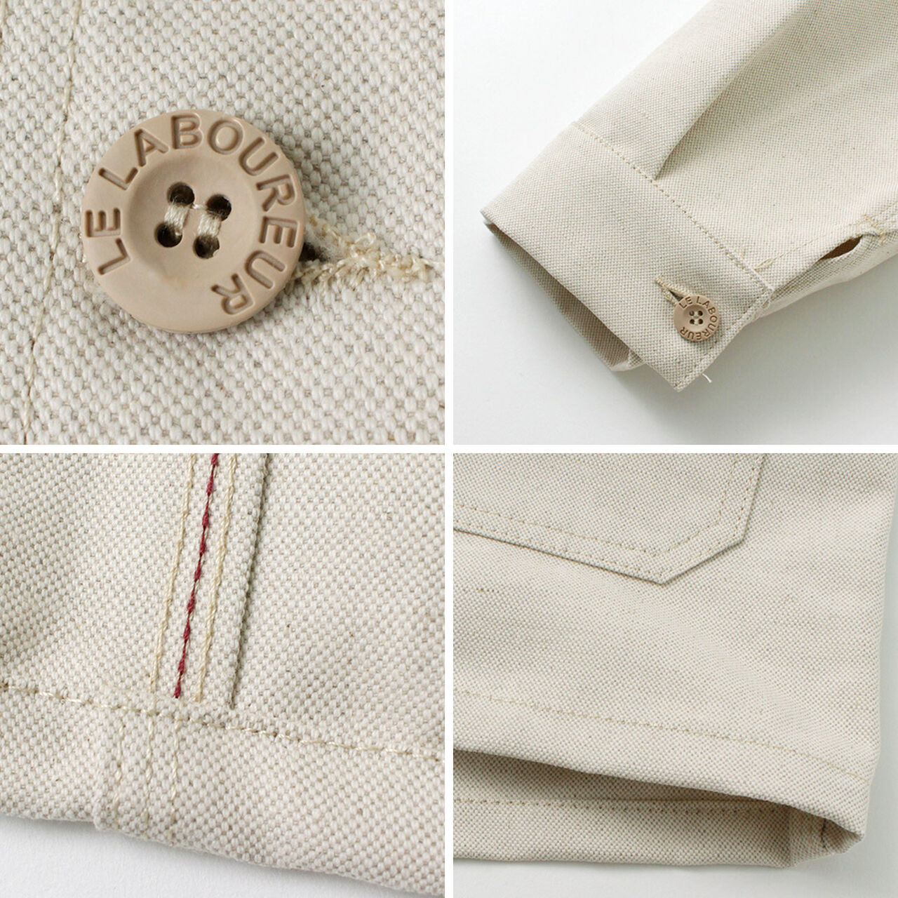 Linen cotton coverall jacket,, large image number 15