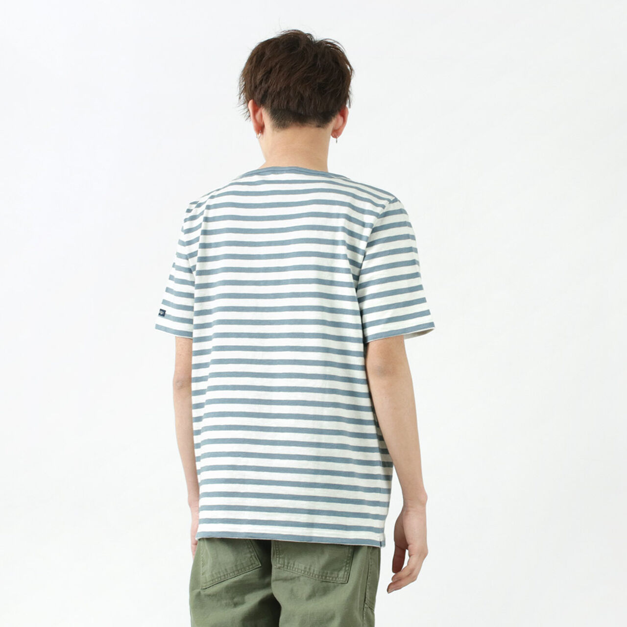 HDCS Boatneck S/S Striped Basque Shirt,, large image number 11