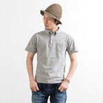 GOST1103 Short sleeve polo shirt,Grey, swatch