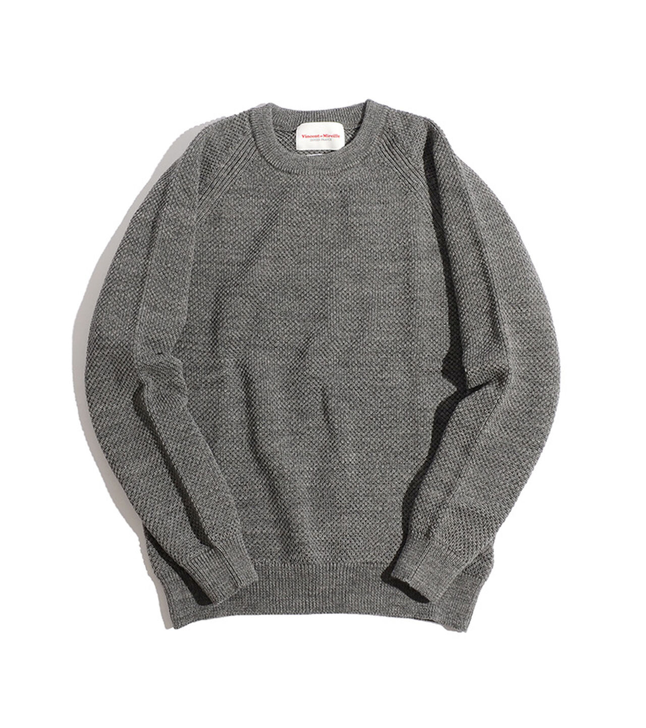 Tuck Moss Crew Neck Sweater 8 Gauge Knit,, large image number 2
