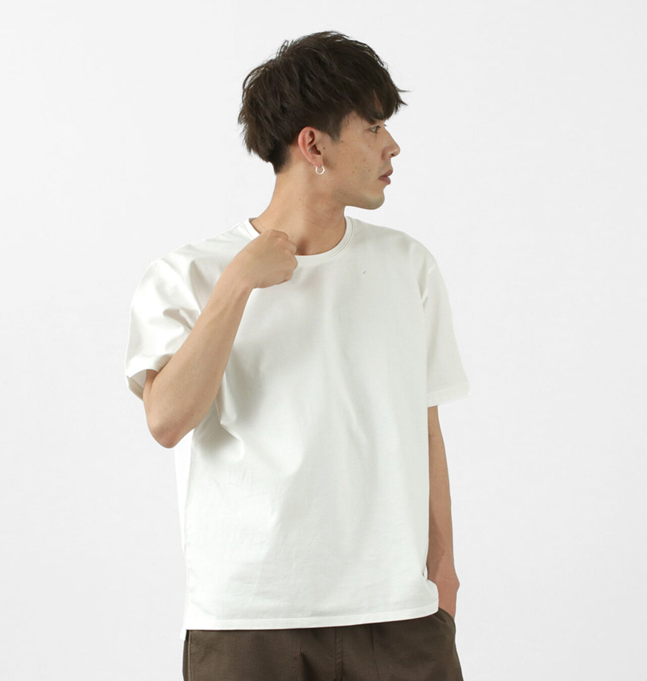 Tokyo Made Dress Organic T-shirt,White, large image number 0