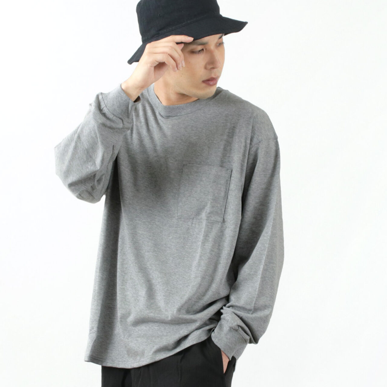 Loose Fit Long Sleeve T-Shirt,, large image number 3
