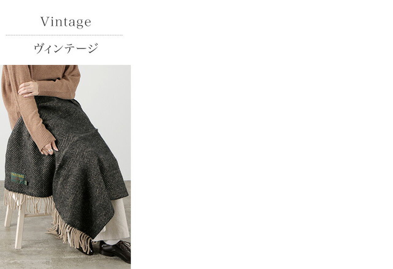 75x168 Fishbone Blanket Wool knee Rug,, large image number 3