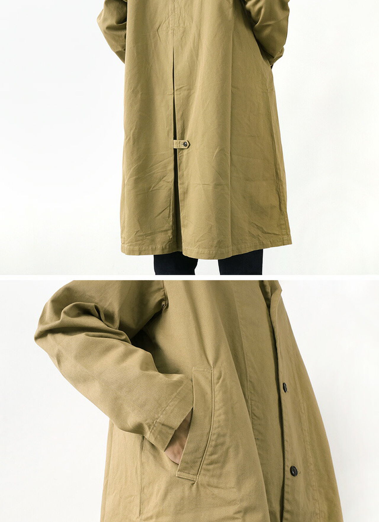 Chino Cloth Overcoat,, large image number 7