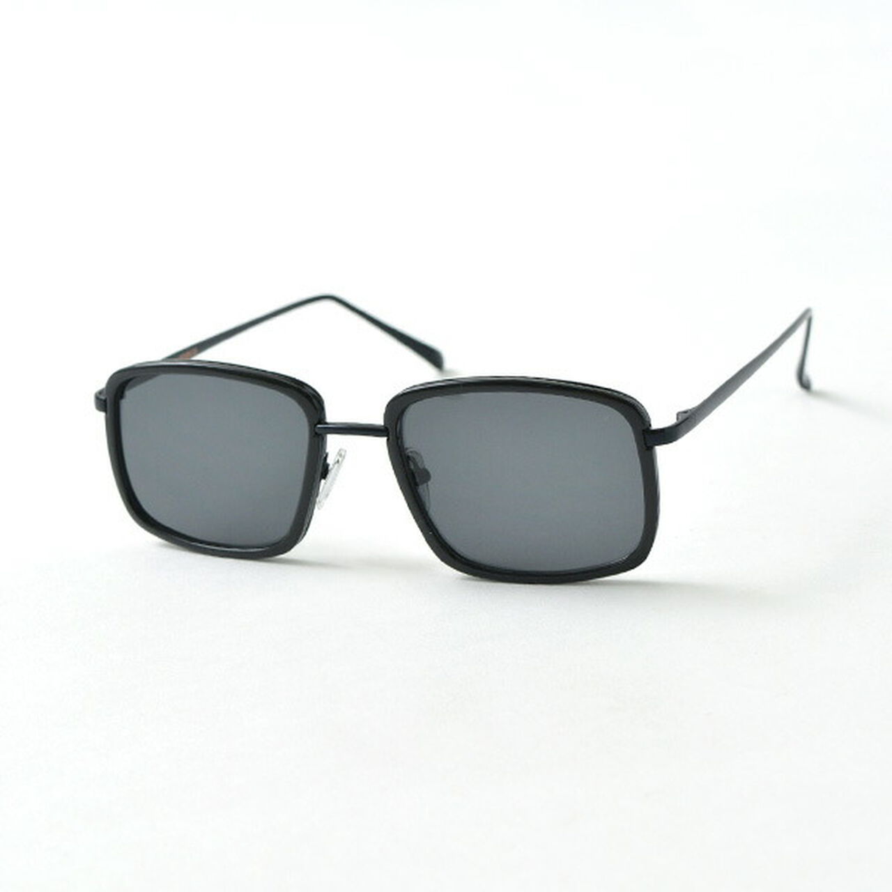 ALDO Asymmetrical Square Sunglasses,Black, large image number 0