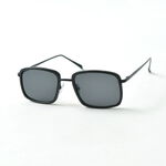 ALDO Asymmetrical Square Sunglasses,Black, swatch