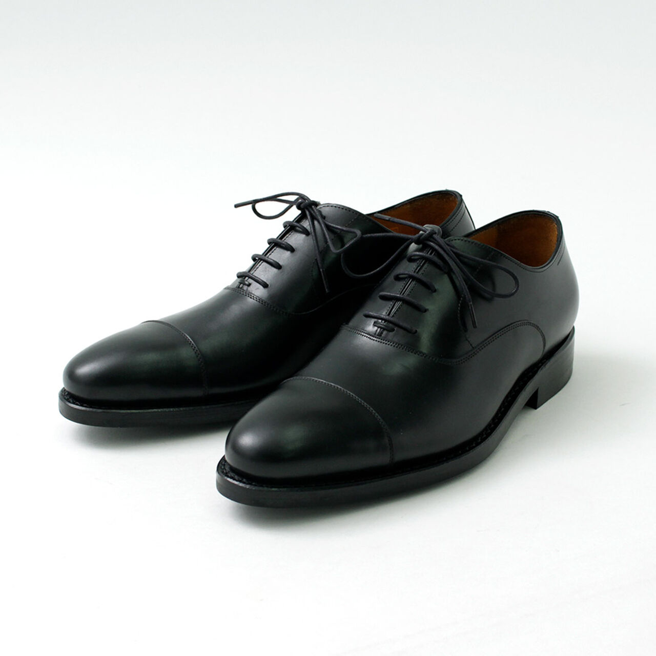 Bandung Bandung Straight tip Leather shoes,Black, large image number 0
