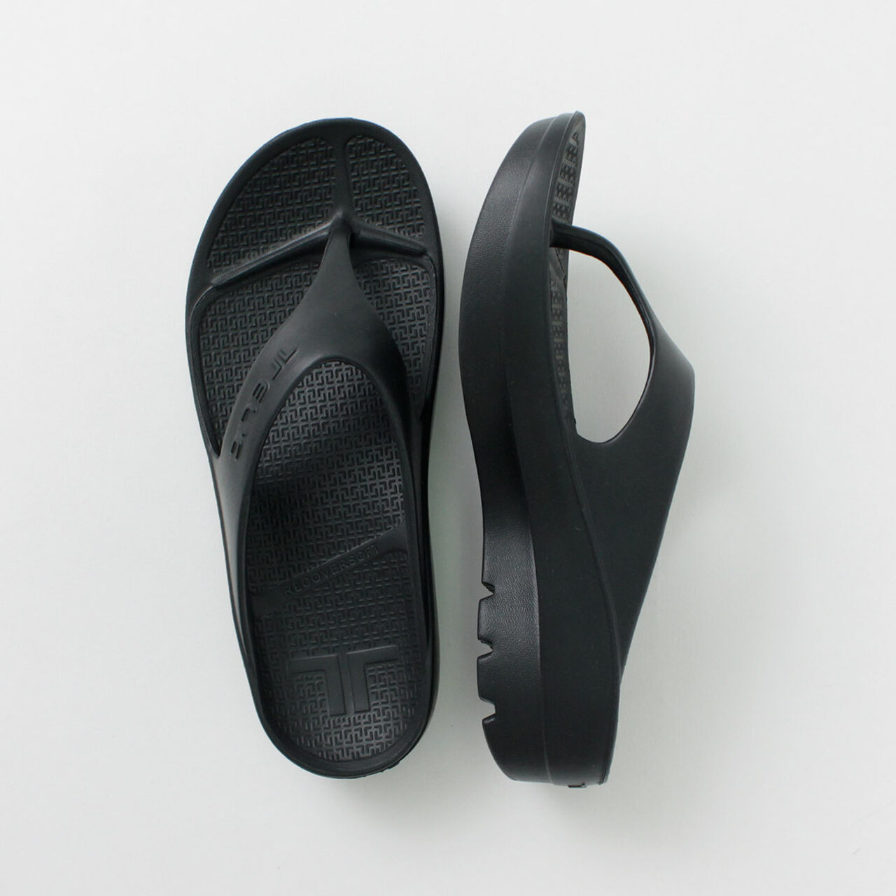 Double Flip Flop Recovery Platform Sandals,, large image number 3