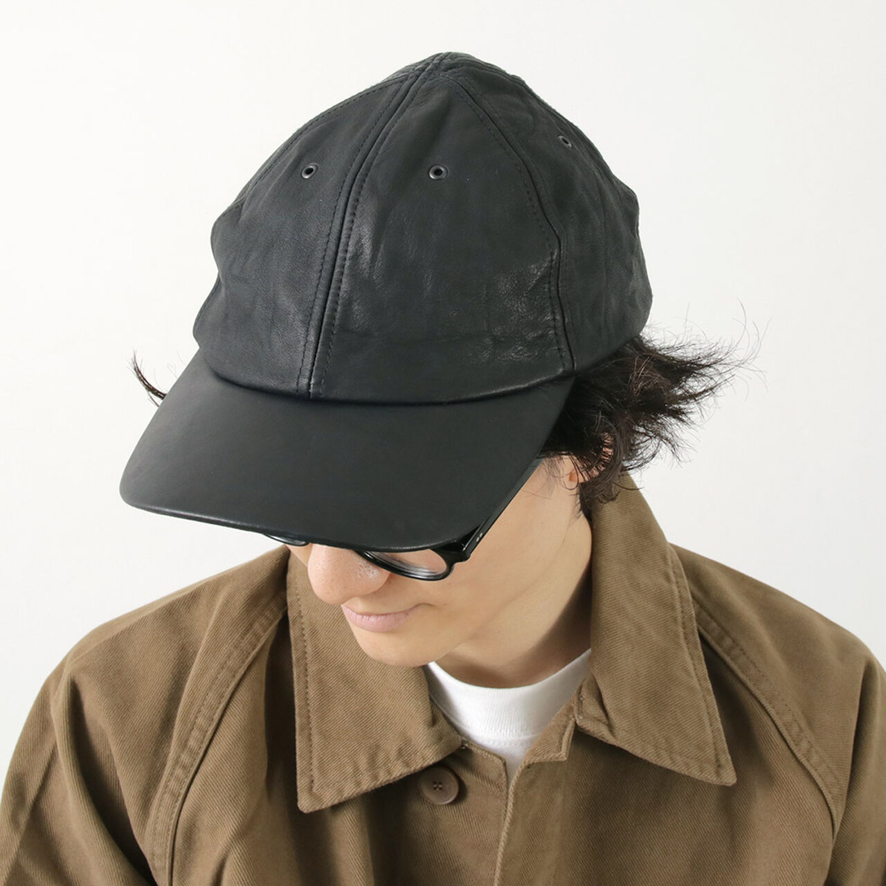 Leather Ball Cap,, large image number 7