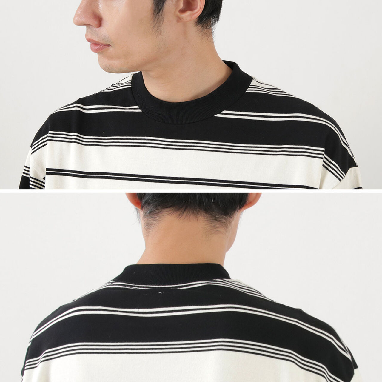 Fox Striped Crew Neck Long Sleeve T-Shirt,, large image number 8