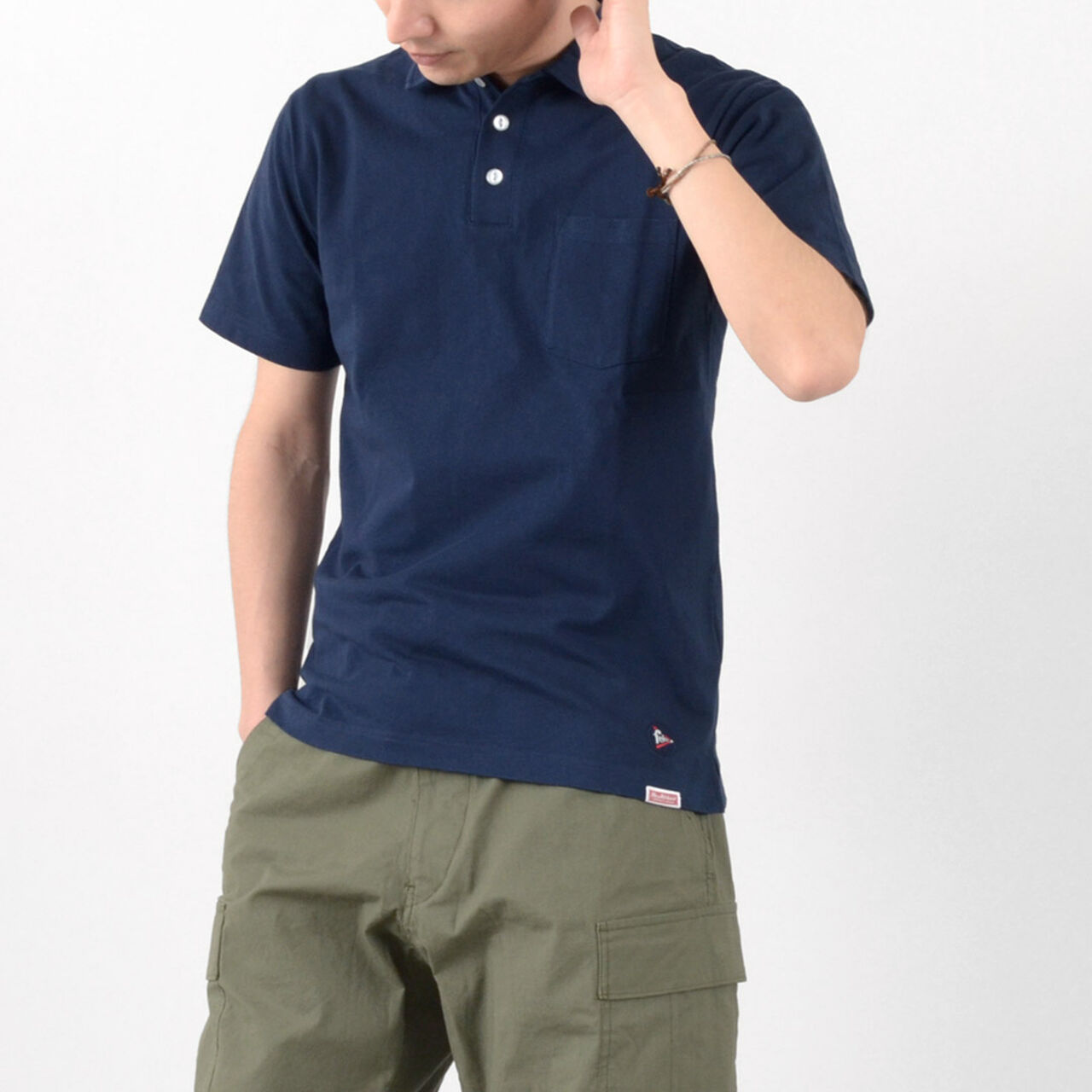Special Order functional polo shirt,Navy, large image number 0