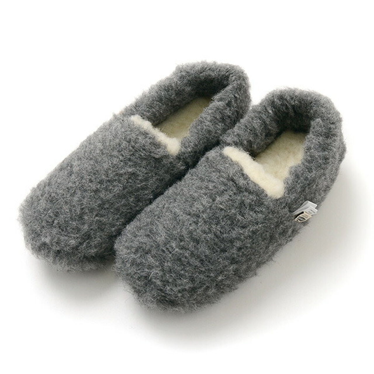 Boa Wool Shorty Slippers,Graphite, large image number 0