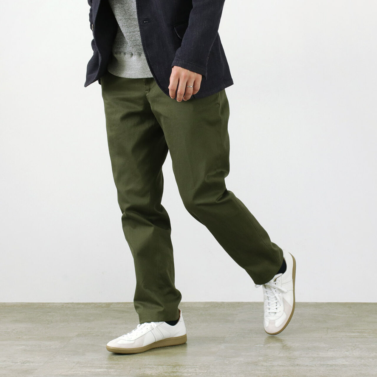 Cotton twill regular silhouette chinos,, large image number 8