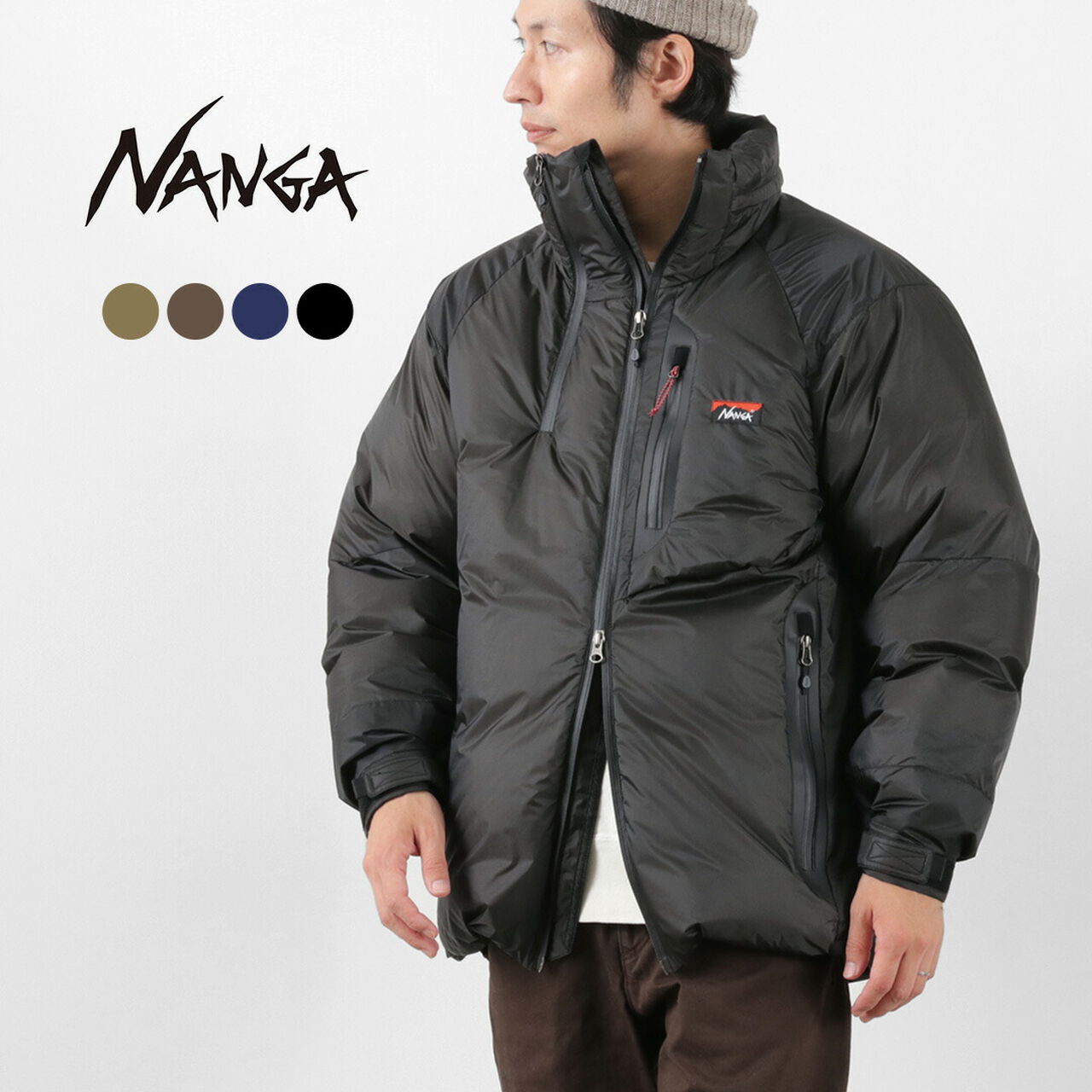 Aurora Light Down Stand Collar Down Jacket Mikami,, large image number 1