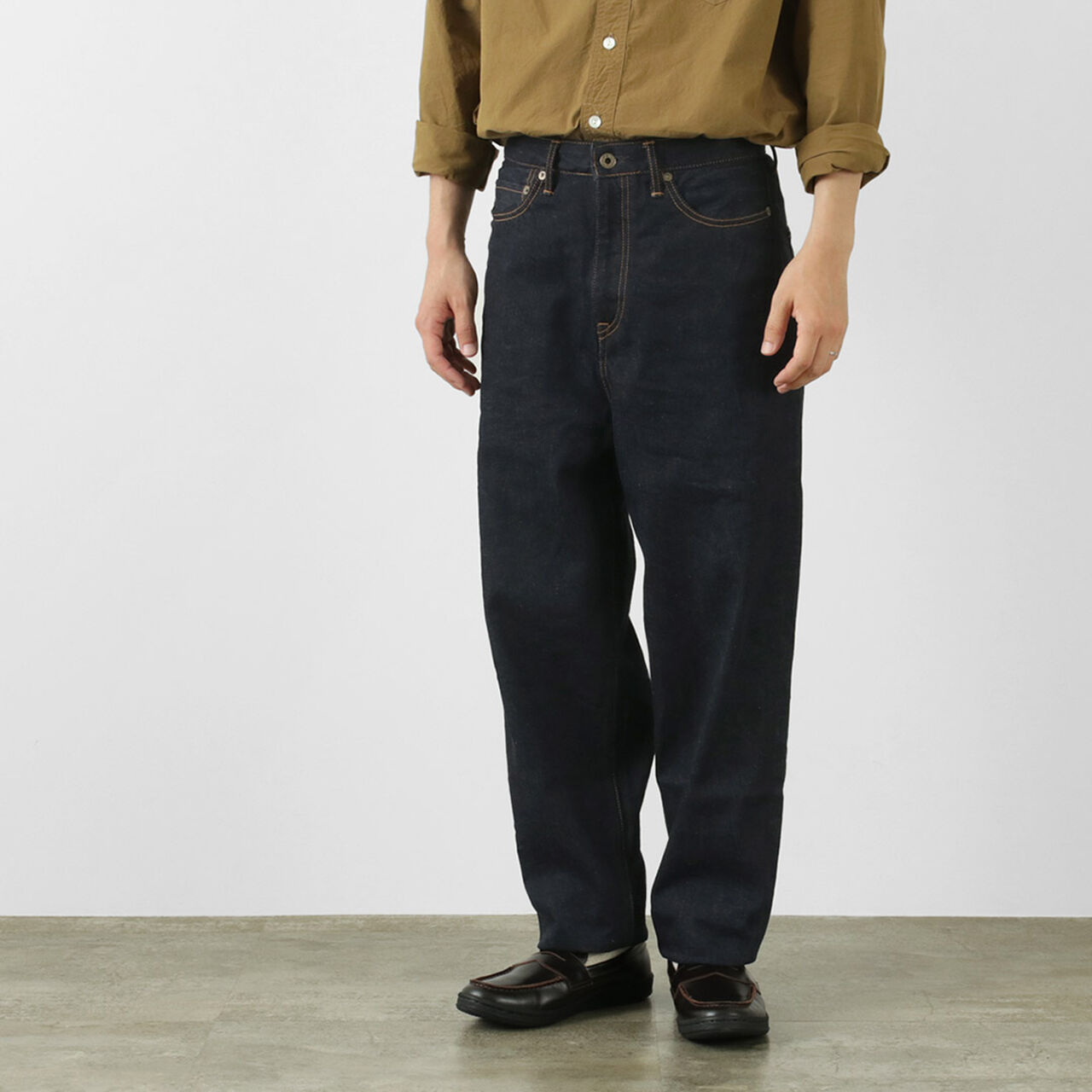 Special order RJB6171 12oz selvedge wide tapered trousers,, large image number 6
