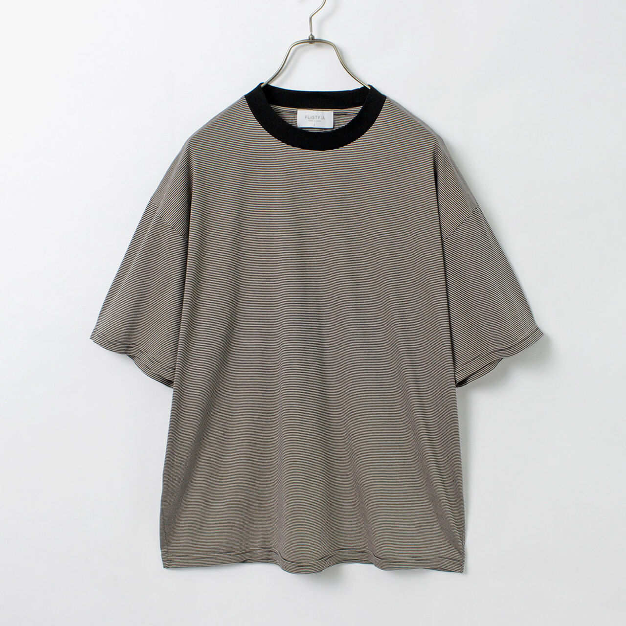 Loose fit Striped crew neck T-shirt,, large image number 0