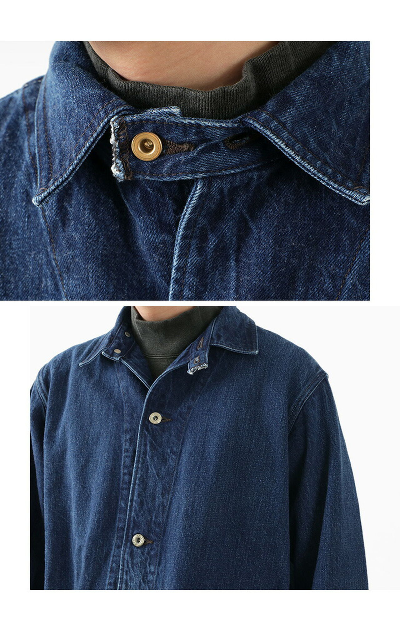 F2417WW2 denim coverall,, large image number 5