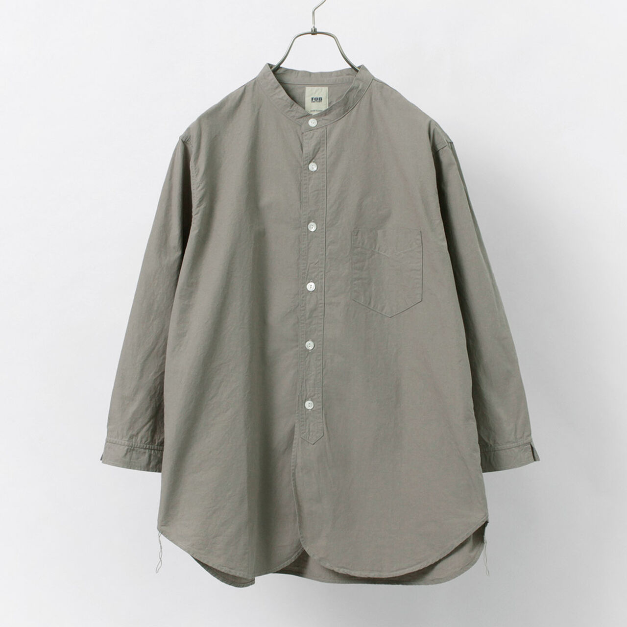 FRC006 Special order military dump band collar shirt three quarter sleeve,, large image number 0