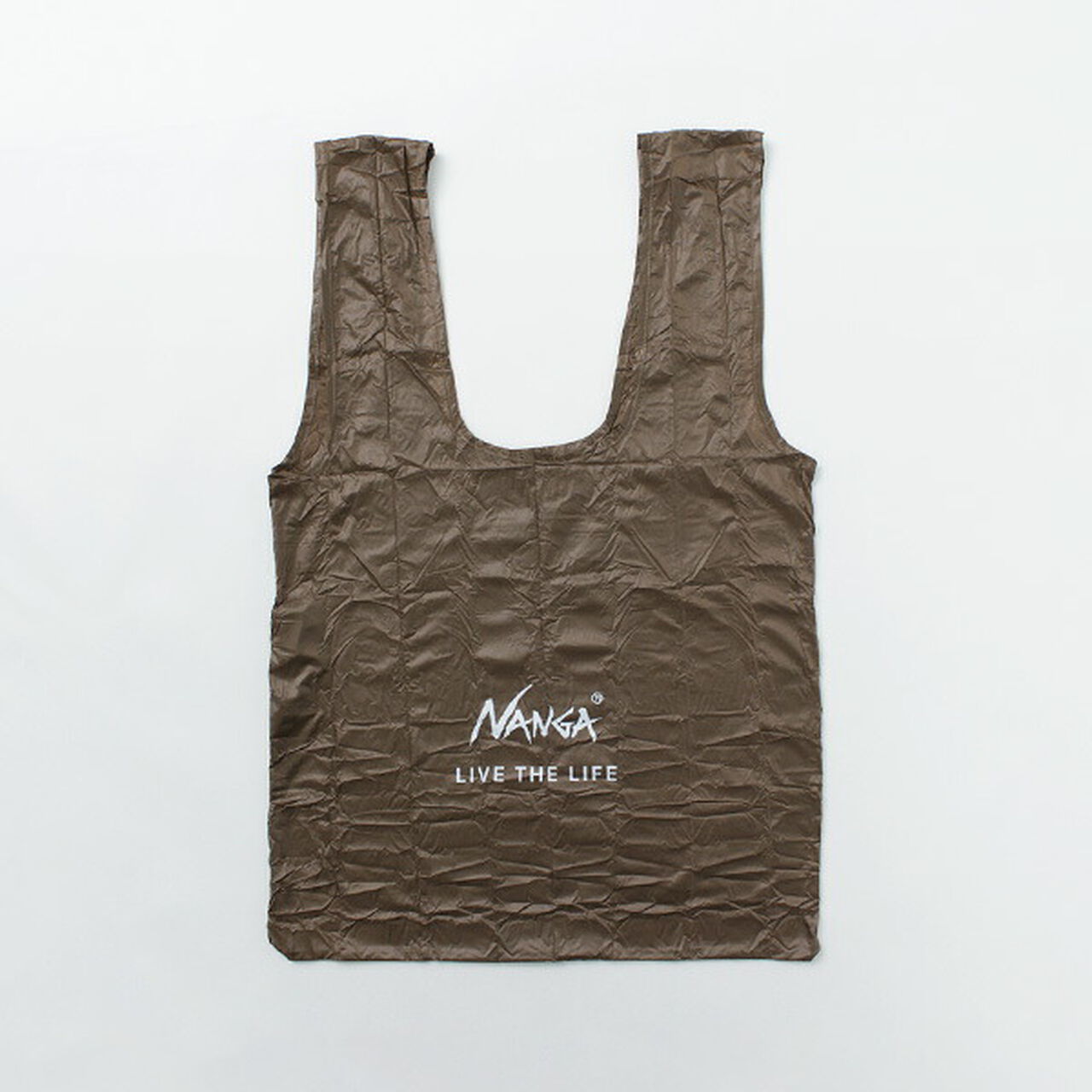 Pocketable Eco Bag (Live the Life),Coyote, large image number 0