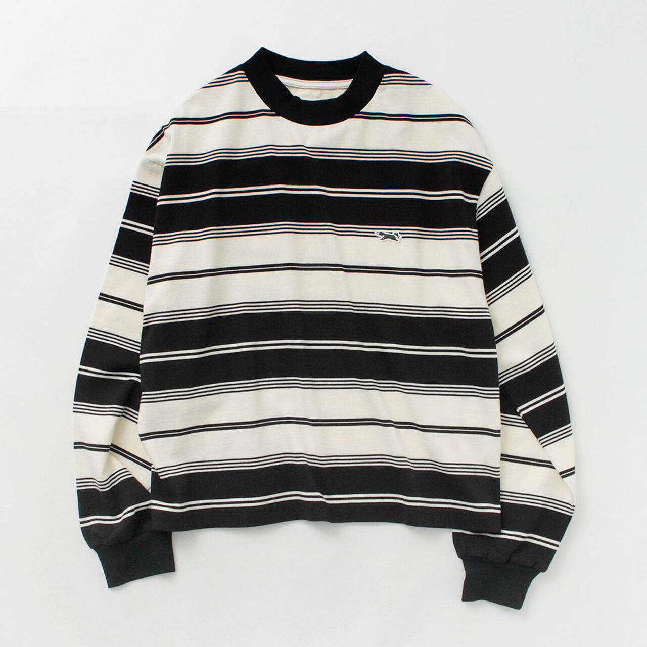 Fox Striped Crew Neck Long Sleeve T-Shirt,, large image number 5