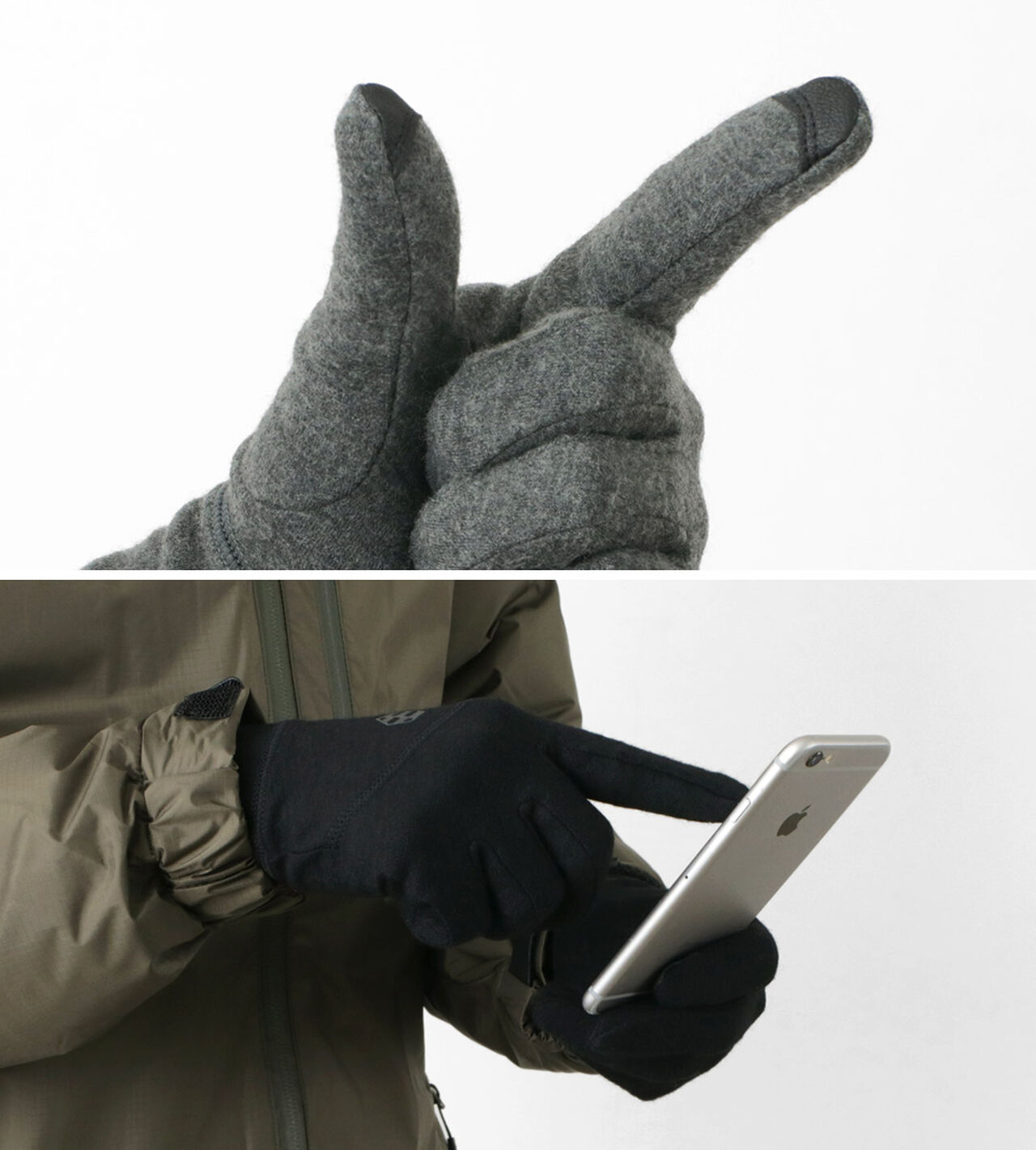 HOBO Merino Wool Gloves,, large image number 7