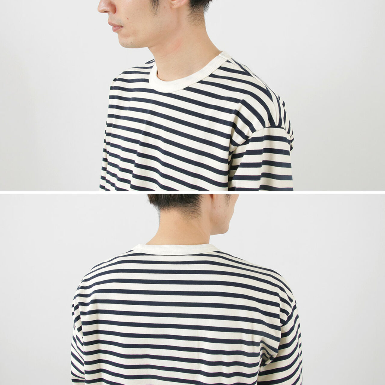 Striped Loose Long Sleeve T-Shirt,, large image number 8