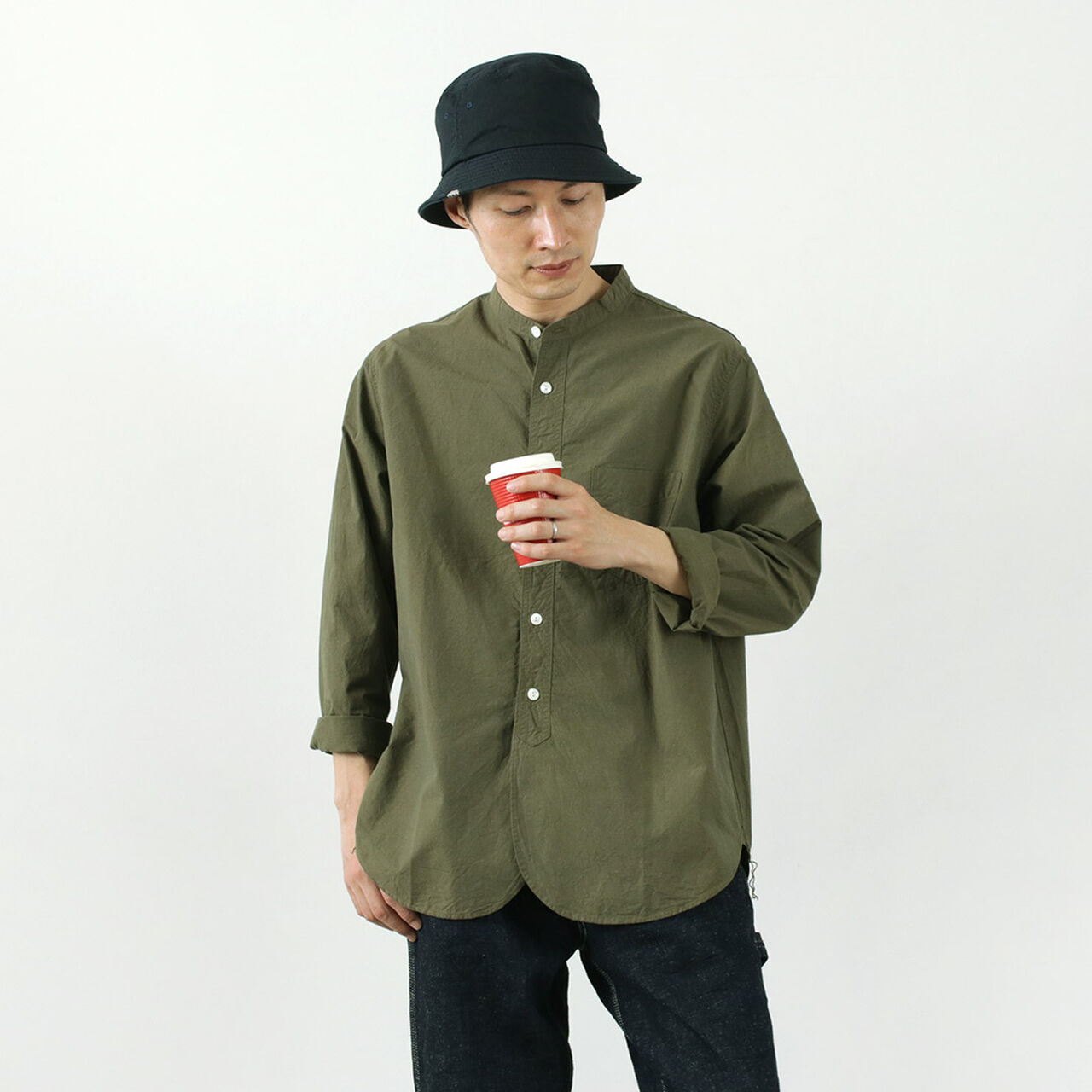 FRC005 Special order military dump band collar shirt, long sleeves,, large image number 13