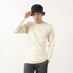Thermal Crew Neck T-Shirt Long Sleeve,White, swatch