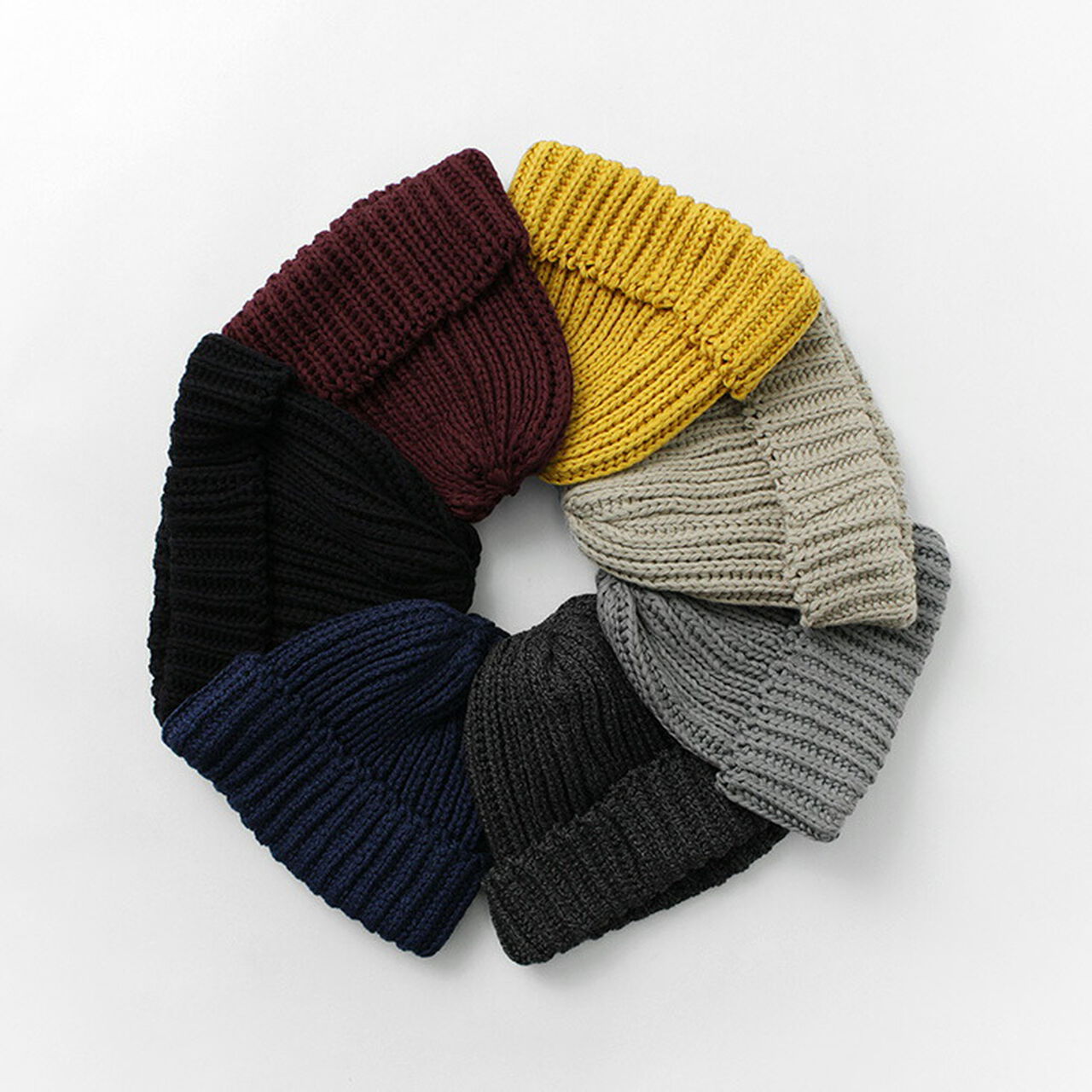 Very Short Heavyweight Cotton Knitted Cap,, large image number 9