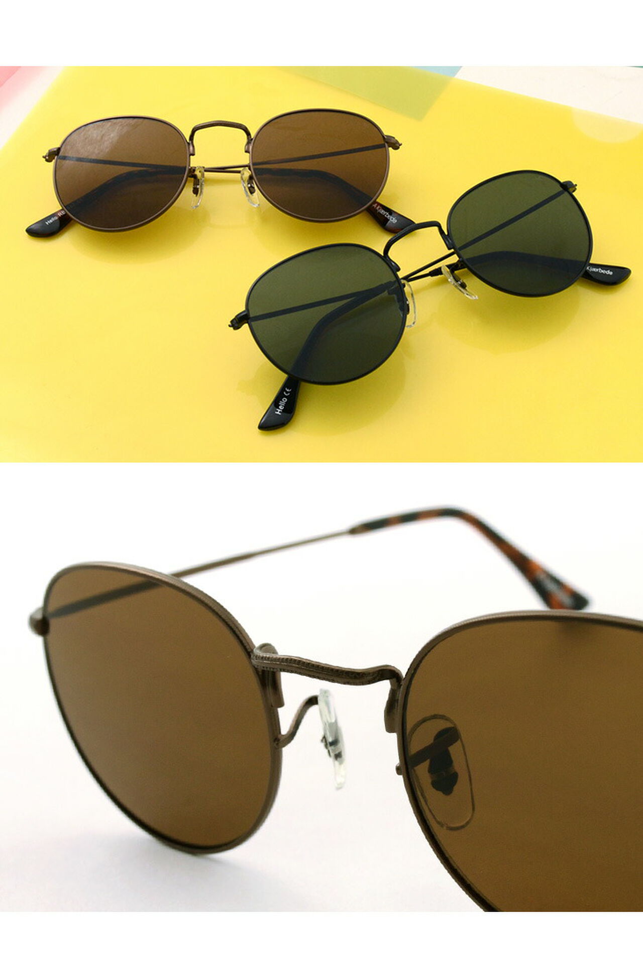 Hello Metal Frame Sunglasses,, large image number 4